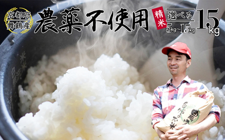令和7年度産 棚田米 精米 15kg 白米 コシヒカリ 栽培期間中農薬不使用 精米 お米