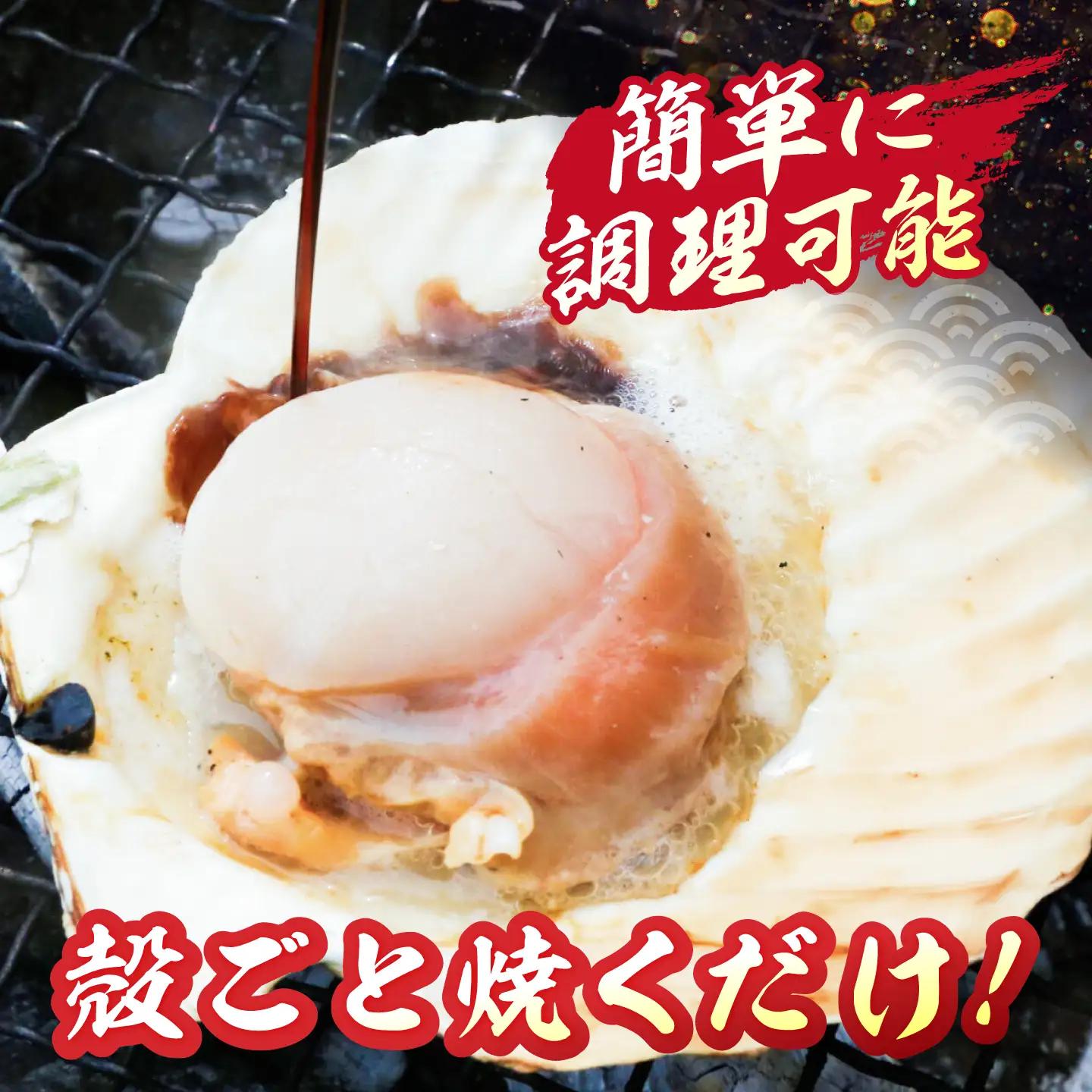 【数量限定】半殻つき 冷凍ホタテ 2袋【鵡川漁業協同組合】帆立 ほたて 北海道 [AXAL001]