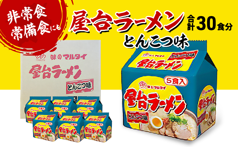 ラーメン 合計30食 屋台ラーメン とんこつ味 とんこつラーメン