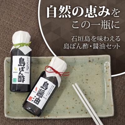 ふるさと納税 石垣市 【石垣名物】島ぽん酢&島醤油　2本セット |  | 01