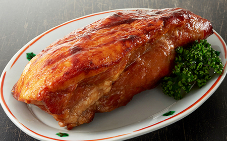 焼豚 自家製 ももブロック 焼豚【1.2kg(約300g×4本)】