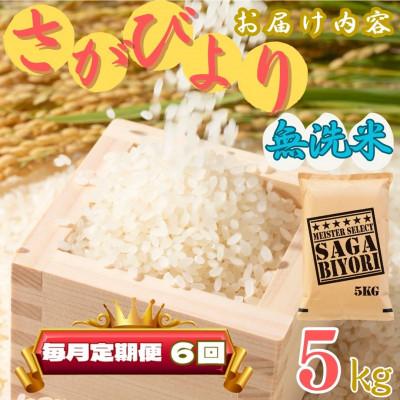 ふるさと納税 伊万里市 【毎月定期便】【無洗米】さがびより 5kg 《マイスターセレクト》(伊万里市)全6回 |  | 03