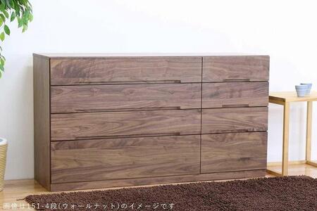 チェスト タンス 幅102 6段 奥行44 ウォールナット 無垢 桐たんす 箪笥 婚礼 衣類収納 大川家具 丸田木工 ナテュール