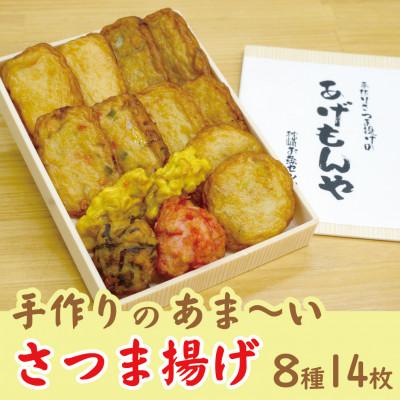 ふるさと納税 枕崎市 枕崎 お魚センター【手作り さつま揚げ】8種 計14枚 あま〜い ふるさとの味Z0-30