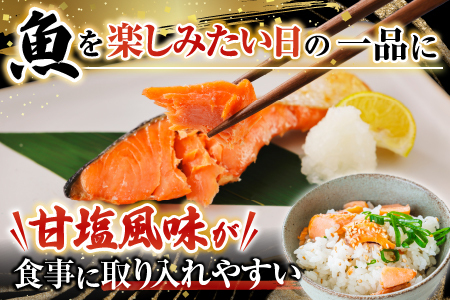 甘塩紅鮭5切×2P・冷凍生さんま5尾×2P A-76008