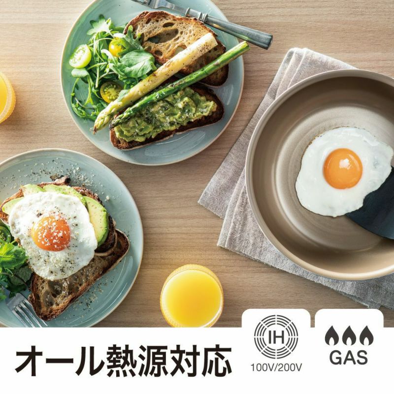 evercook IH フライパン 28cm レッド