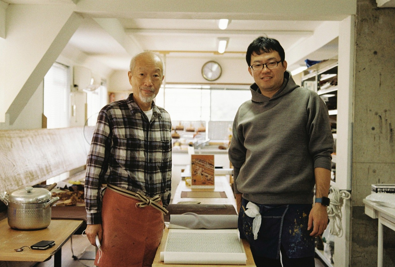 千和多染工オリジナル　江戸小紋柄ランチョンマット（色・柄：おまかせ）