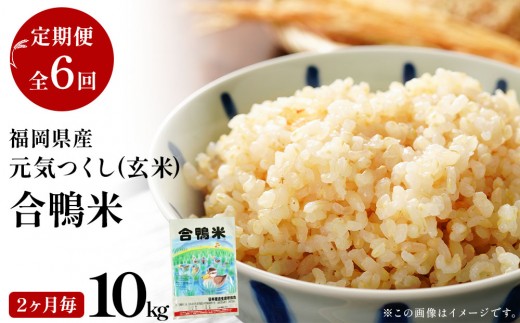
                  【先行予約】 令和8年産 合鴨米「元気つくし」（玄米・10kg）定期便隔月6回コース　数量限定 ※令和8年10月スタートの定期便 BI25
                