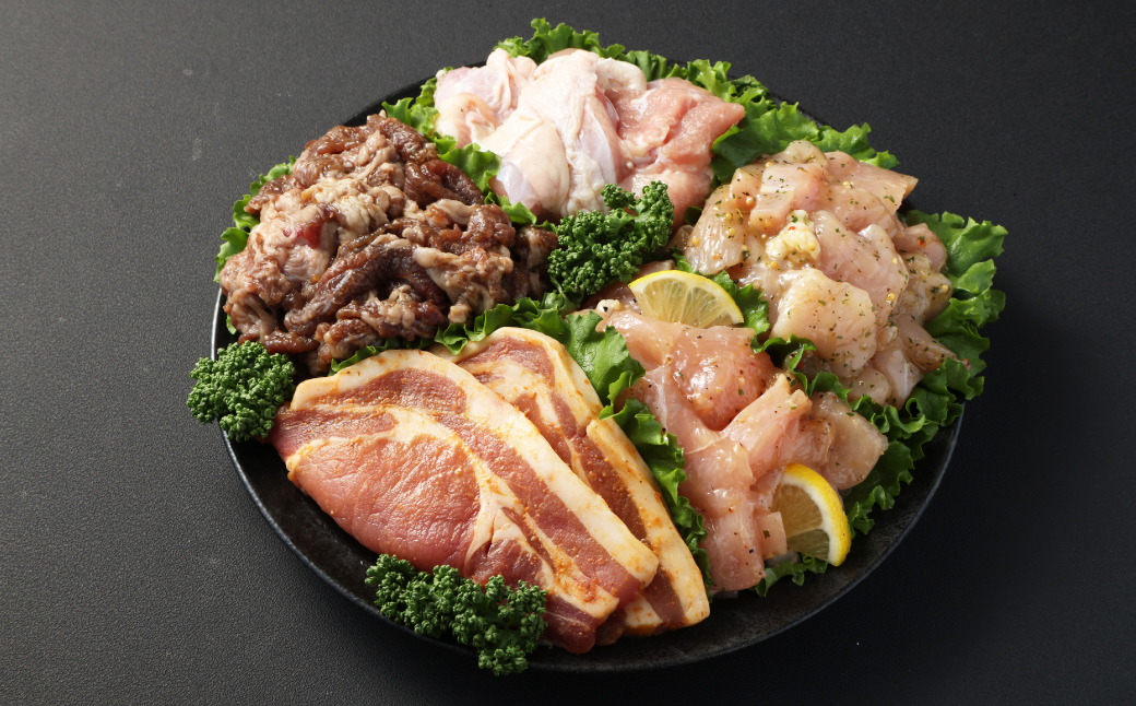 簡単調理 5種類 詰合せセット ／ 惣菜 おかず お肉 鶏肉 鶏 豚肉 豚 牛肉 牛 鶏コロちゃん（レモン・バジル） 漬け込み鶏もも 豚味噌漬け 国産牛 プルコギ 冷凍 長崎県 長崎市