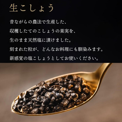 【世界初・元祖】粒生こしょう 30g・生こしょう 30g ギフトボックス2個入り(小)