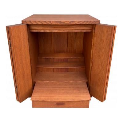 ふるさと納税 岸和田市 総桐無垢オイル仕上げ仏壇【ライトオーク色】(幅455×545)小さな上置き現代家具調ぶつだん厨子 |  | 02