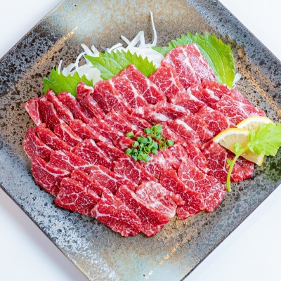 【毎月定期便】馬刺し特選スライス　300g醤油6袋(水上村)全3回【配送不可地域：離島】【4085136】