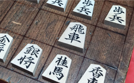 「ふるさと納税」書道家直筆将棋駒