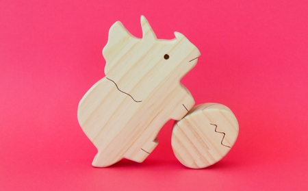 かわいい 恐竜つみき7種セット　 工芸品 インテリア 玩具 おもちゃ 