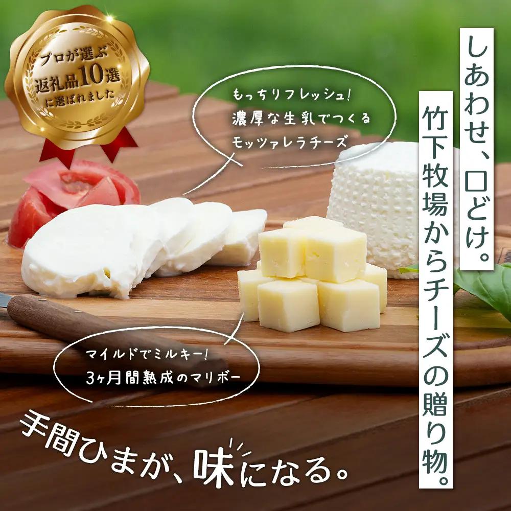 【★高評価レビュー獲得！】竹下牧場まるごとチーズセット モッツァレラ マリボーCUBE マリボー 乳製品 チーズ チーズセット モッツアレラ マリボー 発酵食品 ふるさと納税 北海道 中標津町 中標津