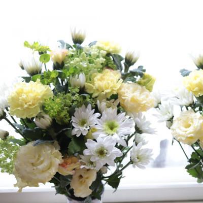 ふるさと納税 筑西市 【2週間毎定期便】季節のお花で束ねた仏花【花瓶用】/Mサイズ全24回 |  | 01