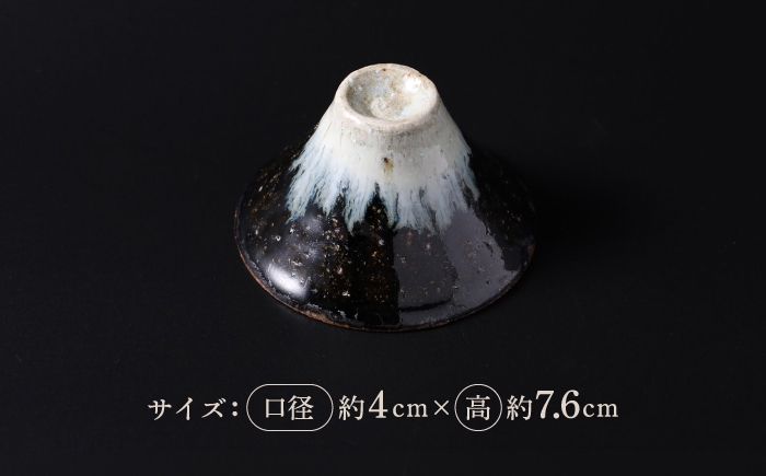 唐津焼 ぐい呑み 富士山 酒器 焼物 大杉皿屋窯 ギフト 贈り物 木箱