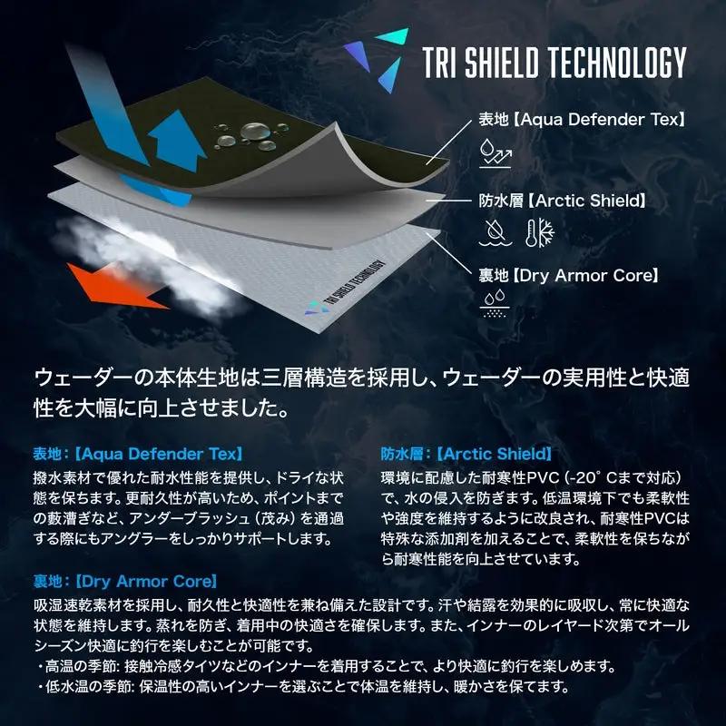 チェストハイシールドウェーダー ラジアルソール（XL）