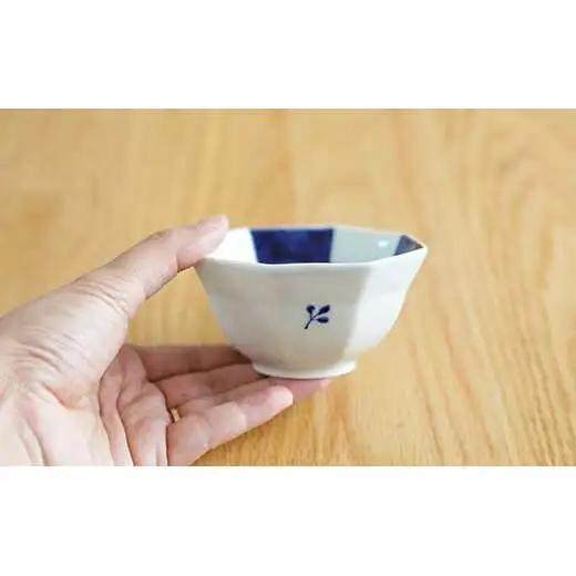 「おうちで楽しむ」リム八角 深小鉢 絵変り 5個セット【皓洋窯】有田焼 和食器 食器 うつわ 器 小鉢 5柄セット セット 染付 赤絵 手描き シンプル 惣菜 おしゃれな小鉢 ギフト | 40000円