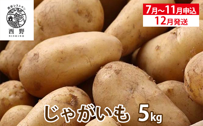 
            吉名の「まるきっちゃん」じゃがいも 5kg＋400g（傷み補償分）【7月～11月申込】12月発送 ｜ 野菜 じゃがいも ポテト いも 芋 料理 総菜 産地直送 瀬戸内海の温暖な気候で育つ 美味しいじゃがいも　※2025年12月中旬頃順次発送予定
          