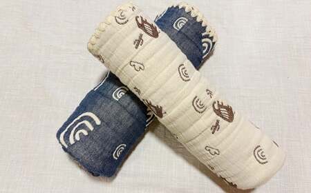 6重ガーゼ織ケット ×1枚 （ネイビー） ガーゼケット タオルケット オールシーズン コットン 綿100％ 寝具 日用品 お歳暮 お中元 プレゼント ギフト 日本製