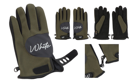 東かがわ市からお届けする【アウトドア・メンズ手袋】White-SS04 グレー