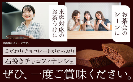 石挽きチョコフィナンシェ M 10個 