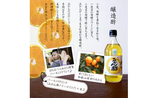 L174　紀州みかん酢３本セット
