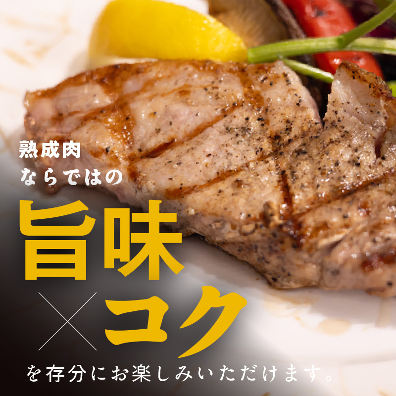 宮崎県産熟成豚 厚切りロースステーキセット 約125g×4個 N0105-YA2278 約125g×4個