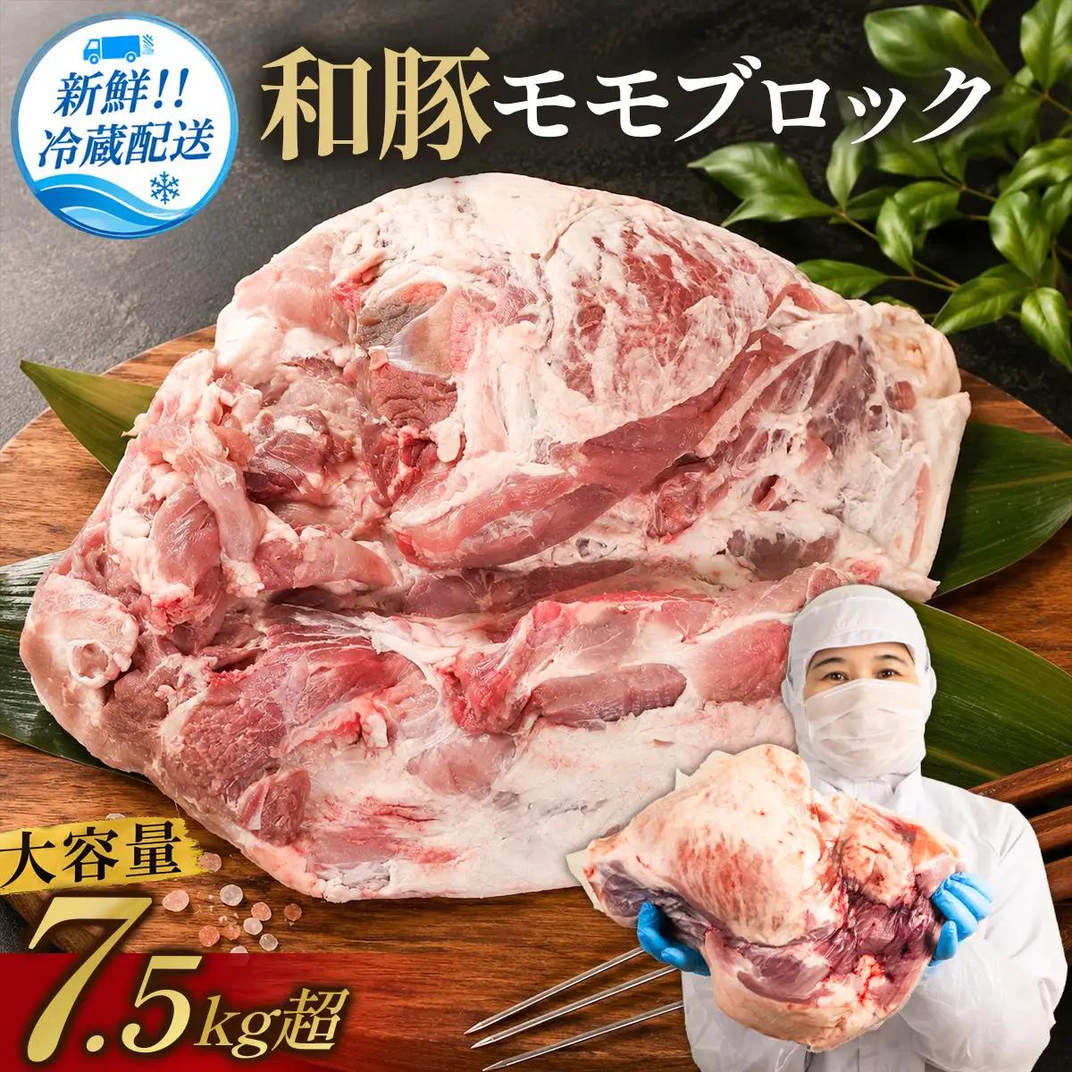豚肉【スピード出荷】 豚肉モモブロック7.5kg【訳あり・大容量】 豚肉モモブロック ブロック肉