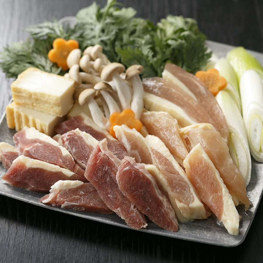 南部かしわもも、胸肉、鍋・焼肉用 400g相当