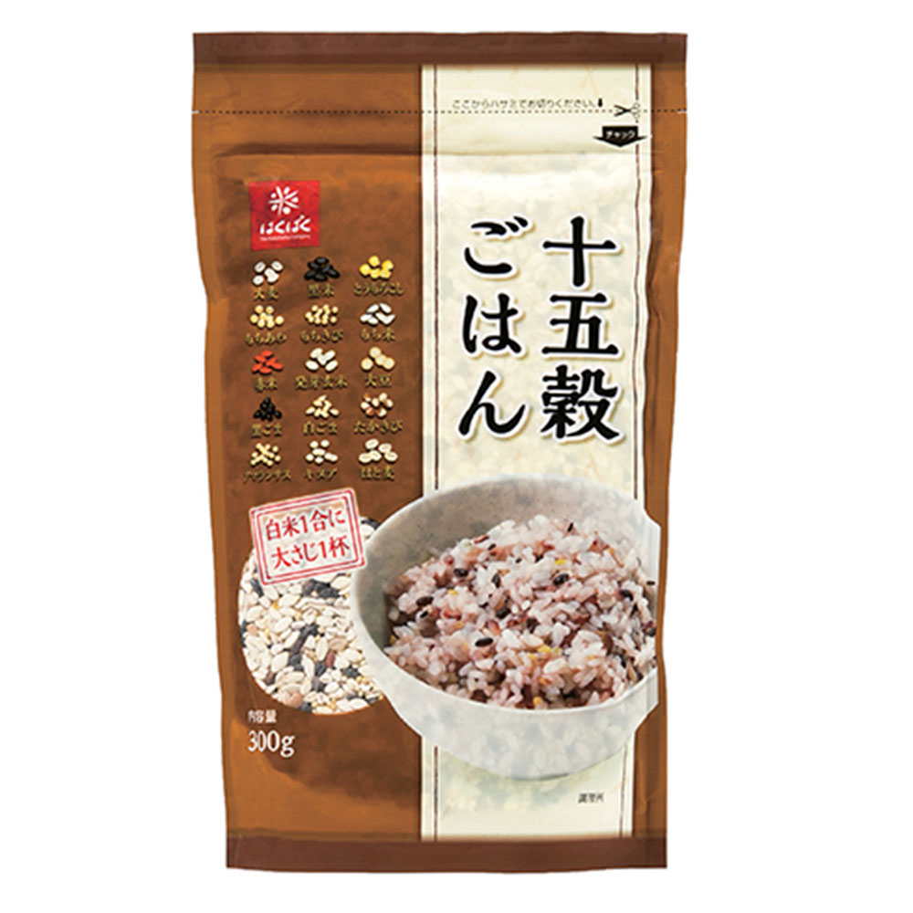 【ふるさと納税】十五穀ごはん 計3kg（300g×10袋） 十五種類 穀物 ひき割り大豆 雑穀ごはん 雑穀米 お米 白麦 黒米 発芽赤米 発芽玄米 ごはん ご飯 国産 山梨県 中央市 送料無料