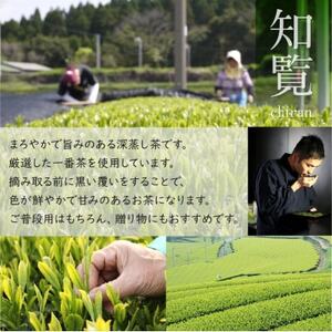 知覧茶深むし茶「知覧みどり」100g×5本箱【1185852】
