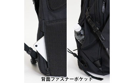yezoLABO Momonga ユーティリティバックパック M No.8800377 ファッション小物 リュック 黒 通勤 通学 社会人 学生 出張 PCが入る ファイル収納 エキスパンド機能 日本