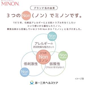 ミノン全身シャンプーしっとりタイプ　詰替用（380ml）6個 / 敏感肌 乾燥肌 全身シャンプー ボディシャンプー ボディソープ 液体石鹸 石鹸 せっけん ボディケア スキンケア 日用品 ミノン 第一