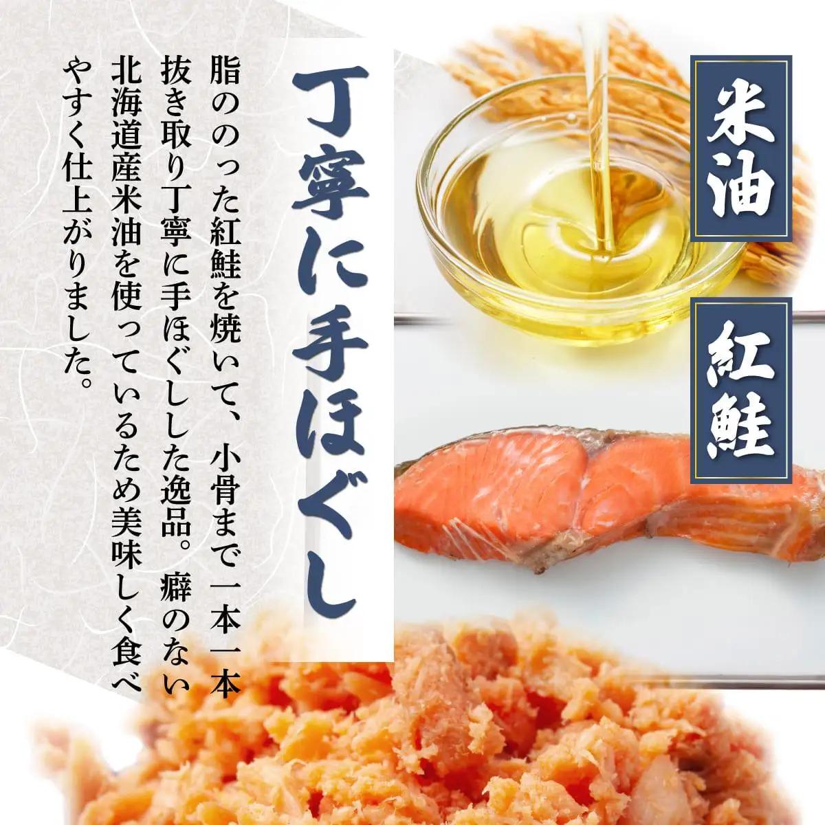 [5525-1194]紅鮭 手ほぐし鮭 北の匠 90g×12缶 北海道産 こめ油 使用 缶詰 備蓄 常温 長期保存 北海道 伊達 クレードル