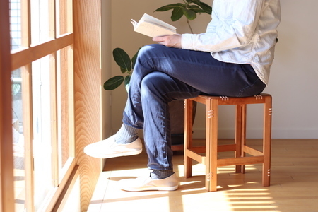木製 折り畳み 椅子 「patol stool」  板座   ( 京都 宇治 家具 インテリア スツール イス 木 折りたたみ 和風 おしゃれ 人気 伝統 技法 受賞 )
