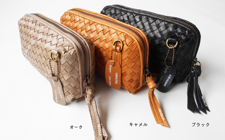しっとり柔らかな高級天然馬革お財布機能ミニショルダーポシェット（カードホルダー＆小銭収納付き）国産 静岡県 牧之原市 REVOLLA