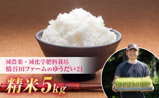 
                  令和8年産 減農薬・減化学肥料栽培 ゆうだい21 精米 5kg 米 お米 おこめ ご飯 ごはん 福島県 西会津町  F4D-2236
                