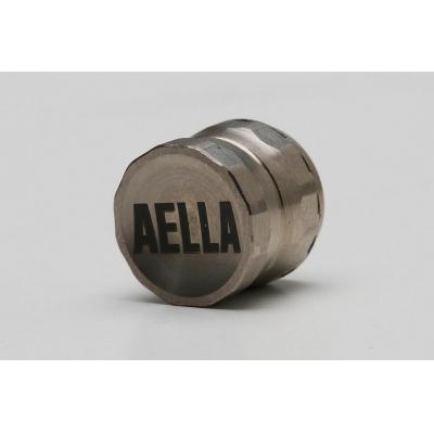 ふるさと納税 京都市 【AELLA】チタンエアバルブキャップショートタイプ　チタン素地色　2個セット(バイク)
