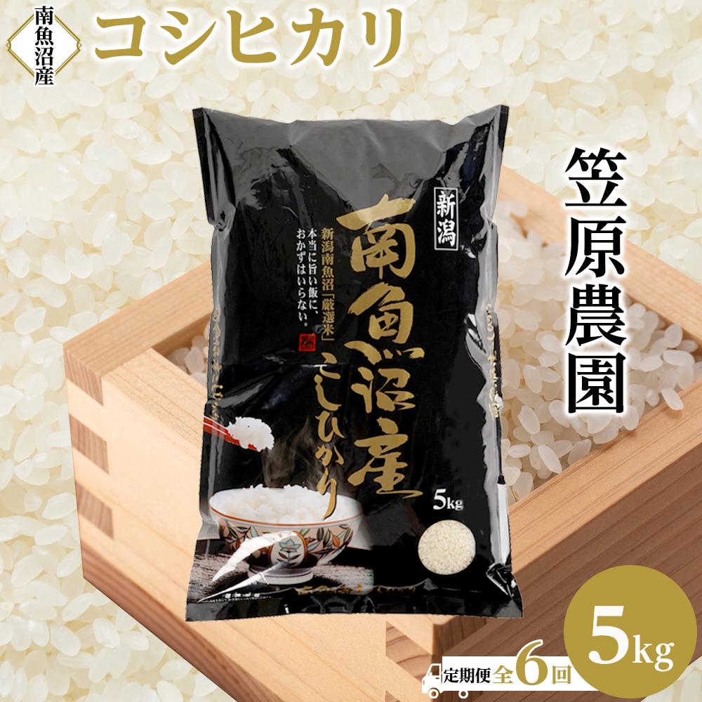 【定期便】【令和７年新米】南魚沼産コシヒカリ【５kg×全６回】