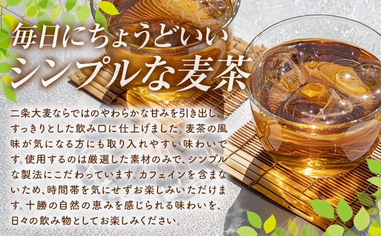 【12回定期便】二条大麦100％「十勝10時と15時の大麦茶」7包×7袋×12回 EBF Toyokoro《お申込み翌月から出荷》北海道 豊頃町 麦茶 大麦 お茶 子供 すっきり---toyokoro