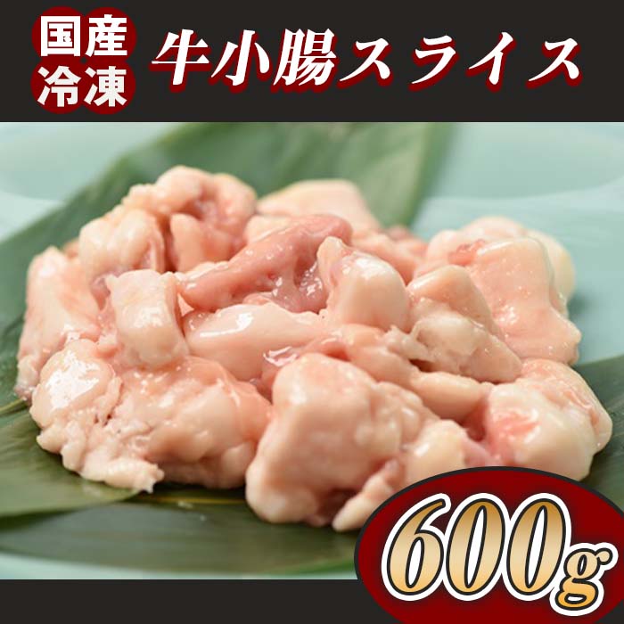 【ふるさと納税】39-01B牛小腸スライス（国産）（冷凍）