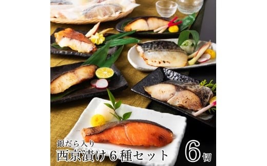 銀だら入り西京漬け6種6袋セット ※12/23までのお申込みで年内配送！ | 石川県 小松市 【カネナカ食品工業】