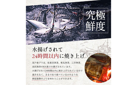 高知県産 天然ブリ 藁焼きたたき 室戸春ブリ 葉ニンニクのぬた 約350g 〈2026年3月下旬〜発送〉【池澤鮮魚オンラインショップ】[ATBE009]