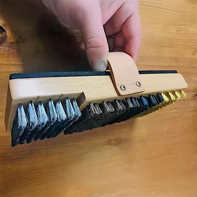 4in1 レーシングフィニッシュブラシ 【ハヤシワックス】 | スキー スノーボード スノボ スポーツ用品 スキー用品 スノーボード用品 メンテナンス ツール グッズ 道具 高性能ブラシ ワクシング 