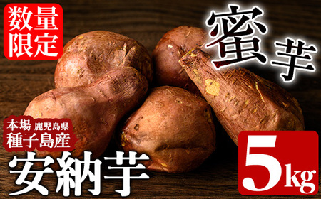 n148 ＜期間限定・数量限定！＞種子島産 安納芋(5kg) 国産 安納芋 本場 種子島 芋 イモ いも さつまいも さつま芋 安納いも 野菜【種子島安納株式会社】