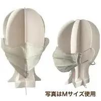 【Ｍ・ホワイト】mothertamaハンドメイド 立体プリーツマスク2枚《洗える 抗菌・抗ウイルスマスク》