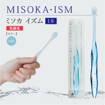 ふるさと納税 箕面市 【デザイナーズモデル】水で磨くプレミアム歯ブラシMISOKA・ISM 本体カラー「SORA」