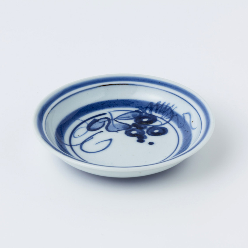 【伊万里焼】伊万里陶苑 深皿（ぶどう柄） 070-H966